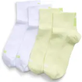 Puma Women's Quarter Socks (2-Pack), Clothing, Lime, 39/42