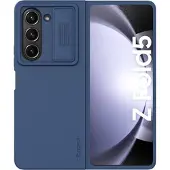 NILLKIN Samsung Galaxy Z Fold5 CamShield Silky Hybrid-deksel - Blå