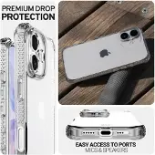 Itskins SPECTRUM CLEAR deksel til iPhone 17 gjennomsiktig