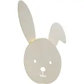 QAZQA Barnevegglampe beige inkl. LED 3-trinns dimbar - Benny the Bunny