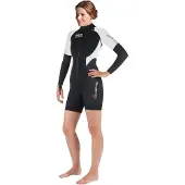 Mares 2nd Skin She Dives 1.5 Mm Langermet Shorty-våtdrakt For Dame