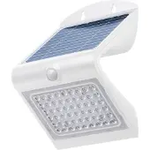Goobay LED solcellevegglampe med bevegelsessensor - 4W - Hvit