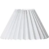 Nielsen Plissegardin Emma Hacienda side 17 cm hvit