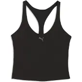 Puma SHAPELUXE Racerback Tight Tank Top Women, Clothing, Black, M