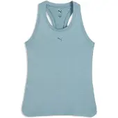 Puma CLOUDSPUN Racerback Tank Women, Clothing, Baltic Sea Blue Heather, XXL
