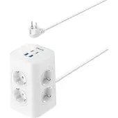 Anker USB-strømfordeler 12-i-1 20W hvit