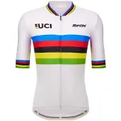 Santini Uci World Champion 2025 Kort Ermet Trøye