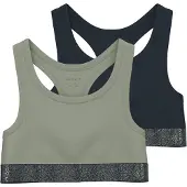 Name it Topp - NkfShort - 2-pack - Sjøgress - - 7-8 år (122-128) - Undertøy