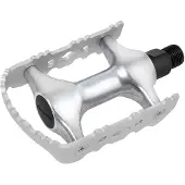 Force pedals FORCE 910 Al ball bearings, sidabrinis