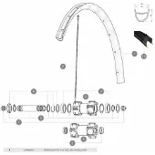 Mavic Forhjulsnav 6804dw Lagerpar