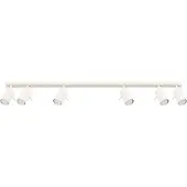 Sollux Ring downlight, beige, lengde 117 cm, stål, 6 lyskilder.