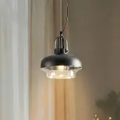 Avonni Pendellampe AV-5064-1BSY, skjerm metall og glass