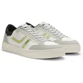 BOSS for man. 50562799 Rhys Sneakers white, grey (42), Flat, Laces, Casual