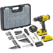 Stanley skrutrekker V20 SFMCD700D2A koffert +80 tilbehør