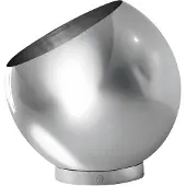 AYTM blomsterpotte Globe, Ø 21 cm, sølv, stål