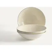Fyrklövern Nordic Dawn skål 19 cm 4-pk, Strå