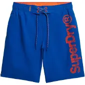 Superdry for man. M3010224A Blue Classic swimsuit (L), Beachwear, Recycled Polister