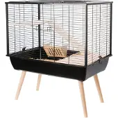 Zolux Cage svart Neo Muki store gnagere H58
