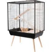 Zolux Bur for store gnagere og små pattedyr NEO COSY H80, farge: svart