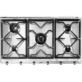 Smeg Contemporanea Srv596gh5 Gasskomfyr 90 Cm