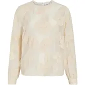 Vila Viebba Jacquard Langermet Topp