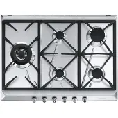 Smeg Contemporanea Srv575gh5 70- Gasskomfyr 75 Cm