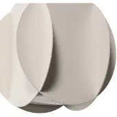 Helam Hengelampe GAMBIT, kremhvit, Ø 10 cm, metall, GU10-LED
