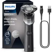 Philips 5000X Series X5004/00 roterende barbermaskin våt/tørr PowerCut, blå