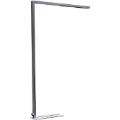 Arcchio LED-gulvlampe til kontor Jolinda, sølv, CCT, sensor,