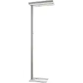 Arcchio LED-gulvlampe Logan Pro, sølv, sensor, dimbar