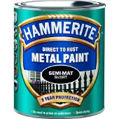 Hammerite Silkemat - Sort - 750 ml.