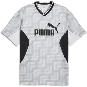 Puma Essentials Block Relaxed Football Jersey Men, Clothing, White, M