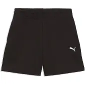 Puma Essentials High-Waist Shorts Youth, Clothing, Black, 15-16Y