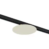 QAZQA Moderne beige taklampe for skinnesystem 1-fase 2-lys - Iconic Pulley