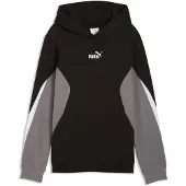 Puma Essentials Block Hoodie Youth, Sweatshirts, Black, 11-12Y