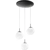 FABAS LUCE LED-hengelampe Ariel, 3 lyskilder, rund, trinnvis dimmer, CCT