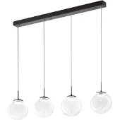 FABAS LUCE LED-hengelampe Ariel, 4 lyskilder, langstrakt, trinnvis dimmer