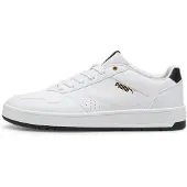Puma Court Classic Sneakers Unisex, Shoes, White/Black/Gold, 41