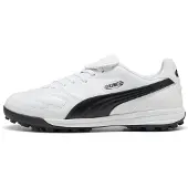 Puma KING LIGA TT Football Boots Unisex, Shoes, White/Black, 48