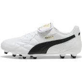 Puma KING TOP FG/AG Football Boots Unisex, Shoes, White/Black, 46