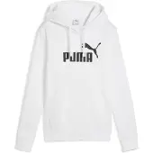Puma ESS No. 1 Logo Hoodie Women, Clothing, White, XS
