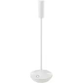 Sigor Nucandle LED oppladbar bordlampe, hvit, IP54, dimbar