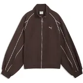 Puma T7 Balloon Jacket Women, Clothing, Chocolate Brown, S