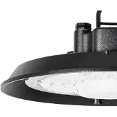 PRIOS LED-spotlight til hallen Maikel, svart, IP65, Highbay