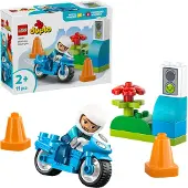 LEGO DUPLO - Blå politimotorsykkel 10471 - 11 Deler - - OneSize - Klosser