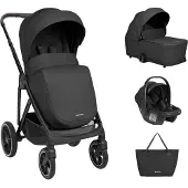 Kikkaboo Chiara 3-i-1 Barnevogn Med Liggedel