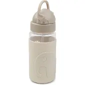 Done by Deer Drikkeflaske m. Sugerør - 350 ml - Elphee - Sand - - OneSize - Drikkeflaske