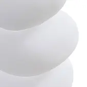 LUCANDE LED-terrasselampe Soriel, hvit, 72 cm, trinnvis dimbar, IP54