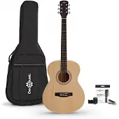 Gear4Music Student Akustisk Gitar & Tilbehørspakke fra Naturell