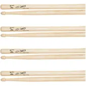 Los Cabos 5B Maple Wood Tip Drumsticks 4 Pair Pack
